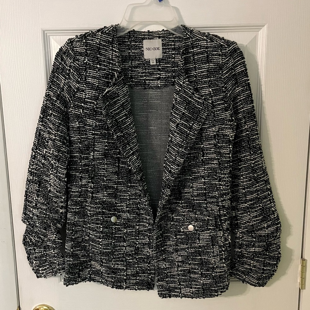NIC+ZOE STARRY SKY KNIT JACKET